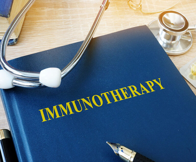 image of immunotherapy text