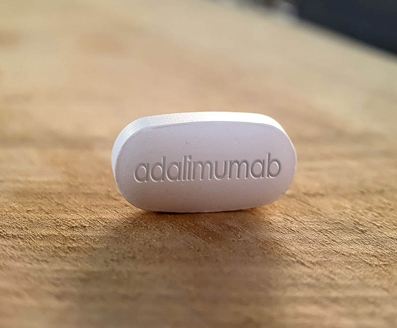 image of adalimumab pill