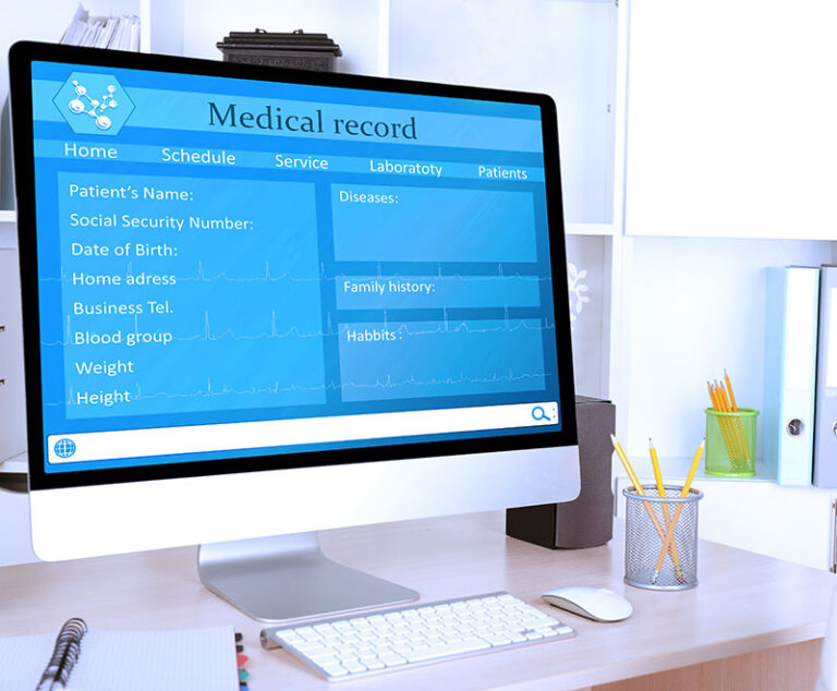 image of medical health record