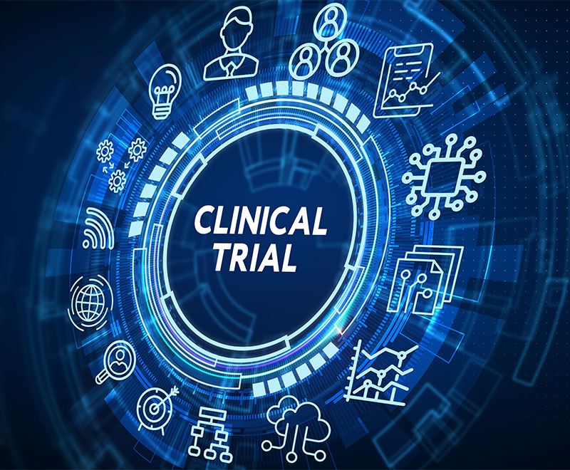 Clinical trial illustration